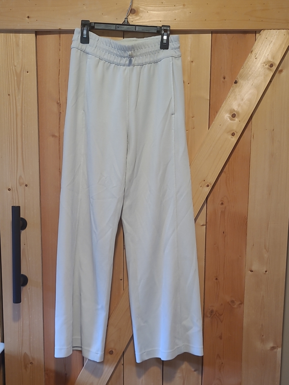 lululemon Softstreme Bone High Rise Wide Leg Pants